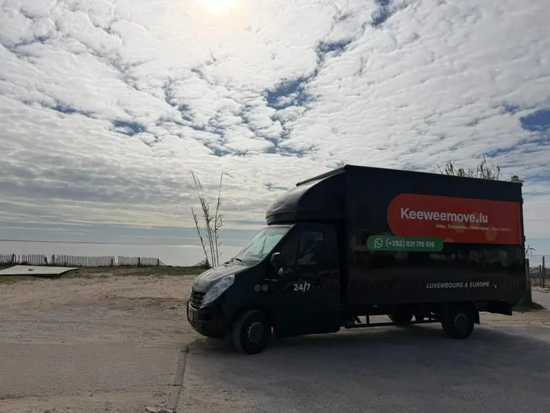 Camion KeeweeMove « Luxembourg & Europe » sur le littoral
