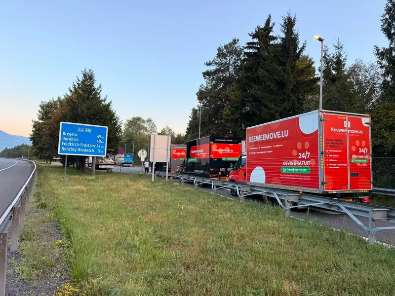 La flotte en route
